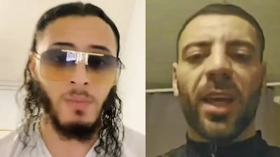 Zazou Youssef, left, and Imad Tintin face court hearings over their posts on TikTok.