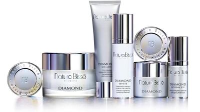 The Natura Bisse Diamond skincare range. Courtesy Atarmia Spa