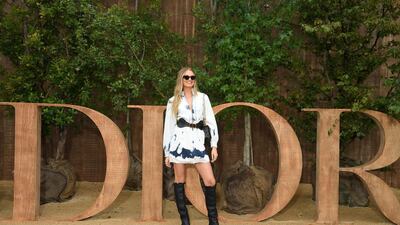 Romee Strijd attends the Christian Dior Womenswear show as part of Paris Fashion Week on September 24, 2019. Getty Images