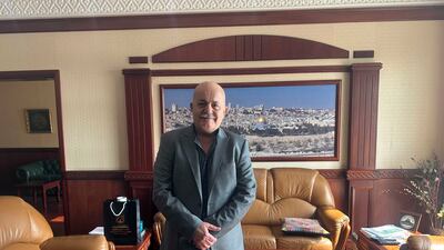 Ali Younis, charge d'affaires at the embassy of Palestine to the UAE, says the world must push for an immediate ceasefire in Gaza. Mina Aldroubi / The National