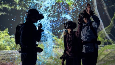 The work was created by art collective Marshmallow Laser Feast. Courtesy Barnaby Steel – Marshmallow Las