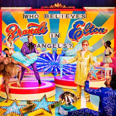 Elton John and Brandi Carlile's Who Believes In Angels? was written and recorded in only 20 days. Photo: Interscope Records