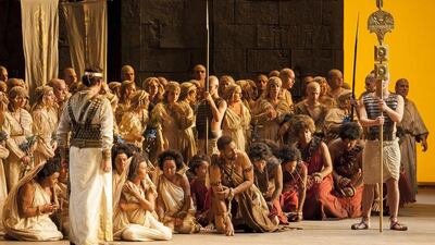 The Royal Opera House Muscat is calling for Omanis to be considered for parts as extras in Aida, a production they are putting on in September. Courtesy Royal Opera House Muscat