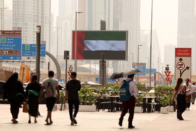 Dubai will remain a global economic centre despite the war, the media office said. Chris Whiteoak / The National
