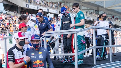 The pit walk and driver's parade. Victor Besa / The National