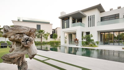 A spacious private swimming pool.