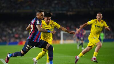 Raphinha 6 - On for Lewandowski after 74 mins. A threat, as he was against United when he was upset to be brought off. Did little but could be a danger at Old Trafford. Getty Images