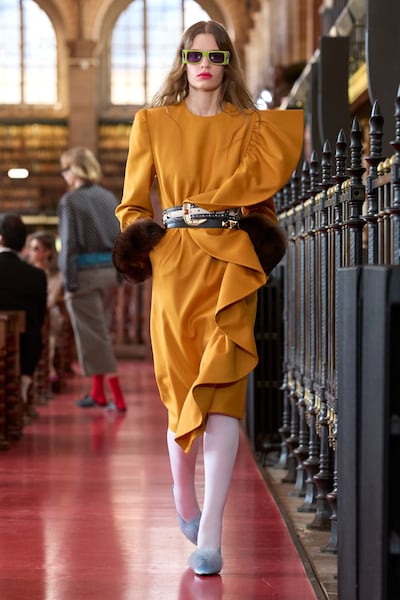 Alessandro Michele celebrated books, eccentricity and the human imagination at Valentino. Photo: Valentino