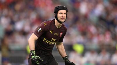 Petr Cech, in action with his last club Arsenal last season, has joined British ice hockey team the Guildford Phoenix. PA