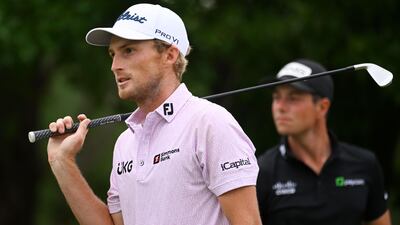 Will Zalatoris fired a bogey-free five-under 65 in the second round of the PGA Championship at Southern Hills Country Club on Friday, May 20, 2022. AFP