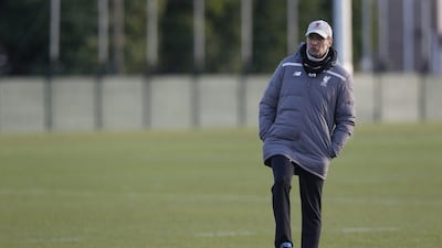 Football Soccer - Liverpool Training - Liverpool Training Ground - 24/2/16 Liverpool manager Jurgen Klopp during training Action Images via Reuters / Carl Recine Livepic EDITORIAL USE ONLY.