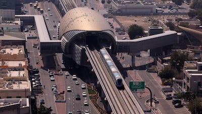 The Metro remains the backbone of Dubai’s public transport system and accounts for much of the heavy lifting on the network. Chris Whiteoak / The National