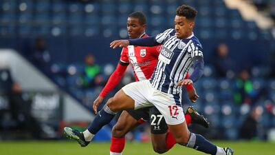 West Bromwich Albion's Brazilian midfielder Matheus Pereira vies with Southampton's French midfielder Ibrahima Diallo. AFP