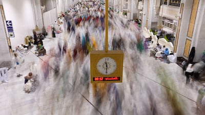 Millions of Muslims from around the world will make their way to Makkah in early June to perform Hajj. AFP