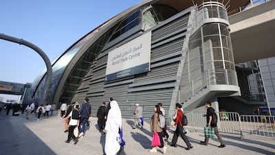 Motorists have been urged to make alternative travel arrangements, like using the Metro, to reach Gitex. Chris Whiteoak / The National