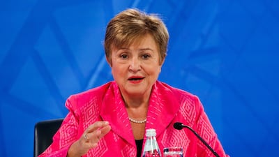 IMF managing director Kristalina Georgieva says the region is expected to face a strong recovery next year, conditional on the normalisation of shipping. Bloomberg