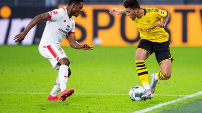 Manchester United will not pay more than £50m for Borussia Dortmund and England winger Jadon Sancho (inews) AP