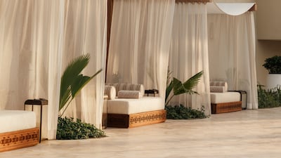 A pool space, complete with luxury cabanas, is available exclusively for guests of Al Bahar Villas. Photo: Jumeriah Beach Hotel