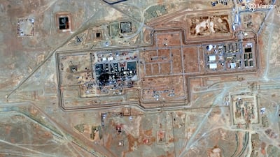 Satellite imagery from September 22 shows repairs being carried out on Saudi Arabia's East-West pipeline days after a drone attack. Reuters