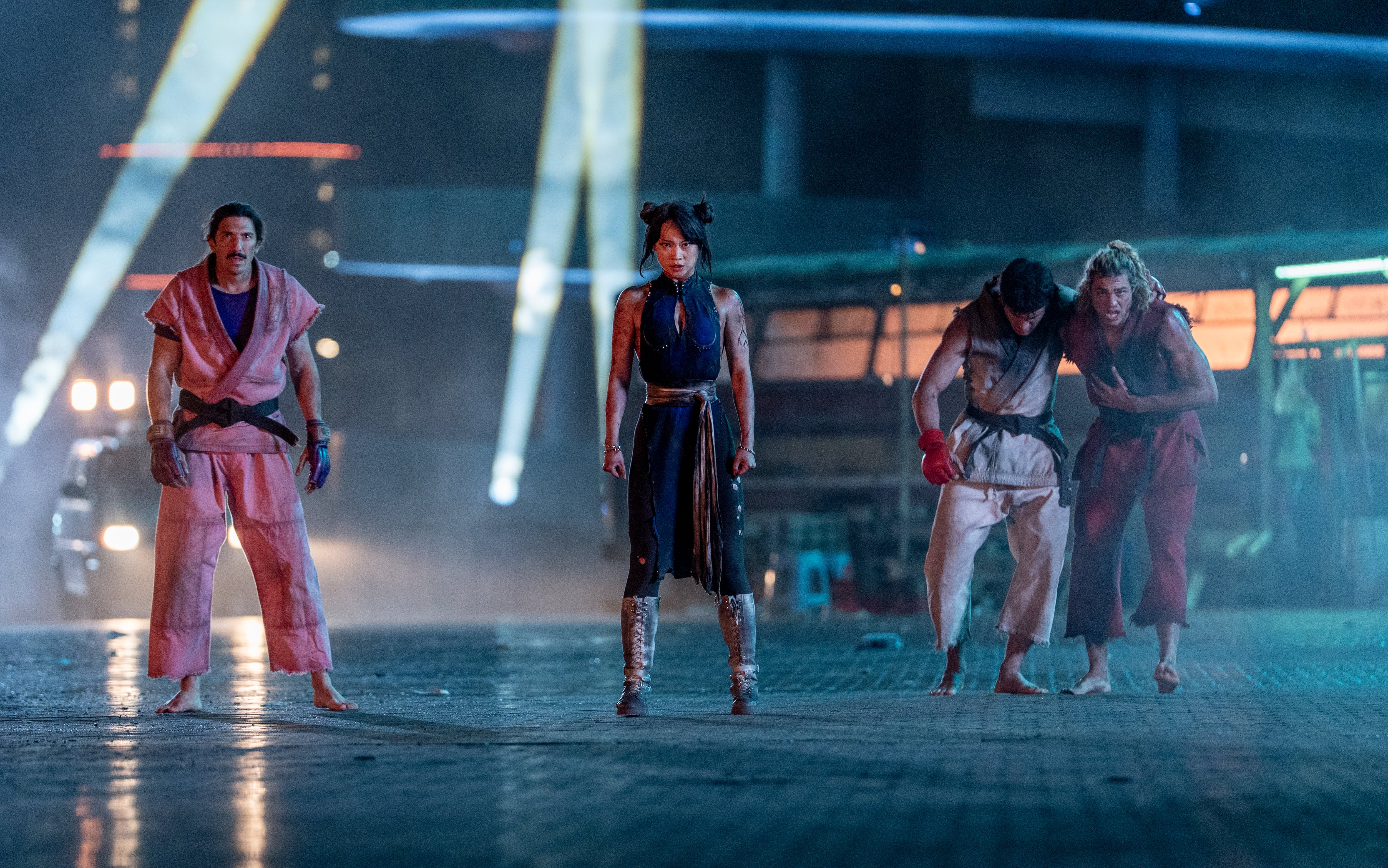 Callina Liang, centre, says training for the film has been life-changing. Photo: Legendary Pictures