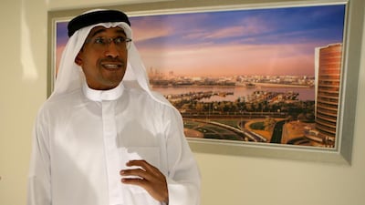 Obaid Mohammed Saif, an urban sketcher at Dubai Municipality, has participated in the 1996 Special Olympics. Ravindranath K / The National