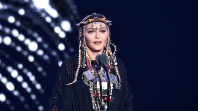 Madonna presents a tribute to Aretha Franklin AP
