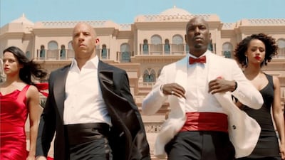 A screenshot from the trailer of Furious 7. Courtesy Universal Pictures