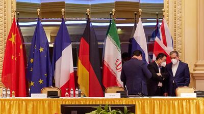 Officials meet for talks in Vienna, Austria, aimed at restoring Iran and the US to the nuclear accord signed in 2015. Getty
