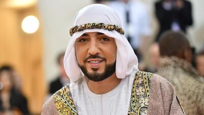 French Montana wore a Gucci thobe to the Met Gala 2019. AP