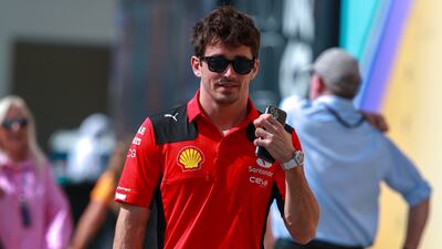 Charles Leclerc of Ferrari.