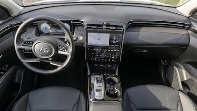 The spacious cabin in the range-topping model comes with leather seats, a 10.25-inch infotainment screen and LED headlamps