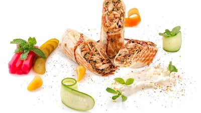 Chicken shawarma sandwich from Dean & Deluca. Courtesy Dean & Deluca