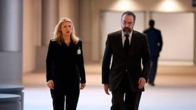Claire Danes and Mandy Patinkin star as CIA agents trying to uncover a terrorist plot in Homeland. Courtesy Showtime