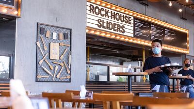 Rock House Sliders, known for their burgers, is at Social Distrikt.