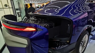 The boot opens like a sliding drawer, making it easier to reach items.