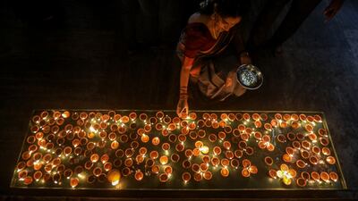 Diwali or Deepawali is one of the biggest festivals in South Asia. EPA