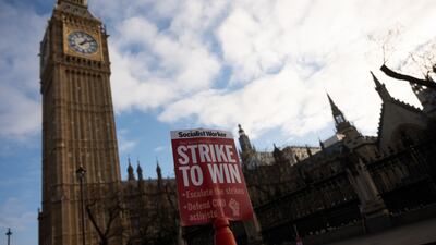 People across Britain are likely to be affected by strikes over the Christmas period. Bloomberg