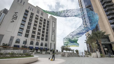 Vida Hotel at Dubai Creek Harbour. Leslie Pableo / The National