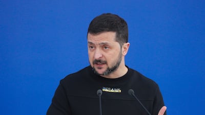 Mr Zelenskyy condemned as 'beasts' those who purportedly beheaded Ukrainian soldier shown in a video that surfaced on social media. EPA