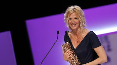 French actress Sandrine Kiberlain receives the best Actress award. Etienne Laurent / EPA