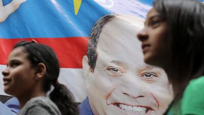 Egyptian President Abdel Fattah El Sisi is expected to be re-elected in the March 26 to 28 election. Mohamed Abd El Ghany / Reuters
