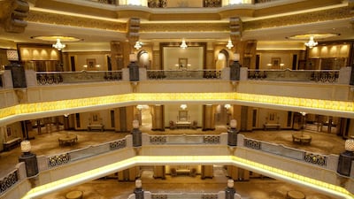 Emirates Palace has become a popular wedding venue for families from India, Russia and China. Christopher Pike / The National