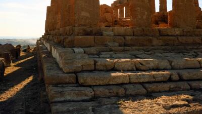 Temple of Hera Lacinia, or Juno Lacinia in Sicily, Italy. Courtesy Butterfield & Robinson