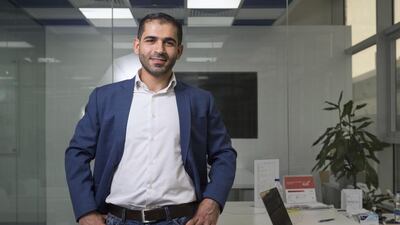 Ahmad Khamis, the co-founder and chief executive of Bloovo, says a video CV helds companies select their shortlist. Antonie Robertson / The National