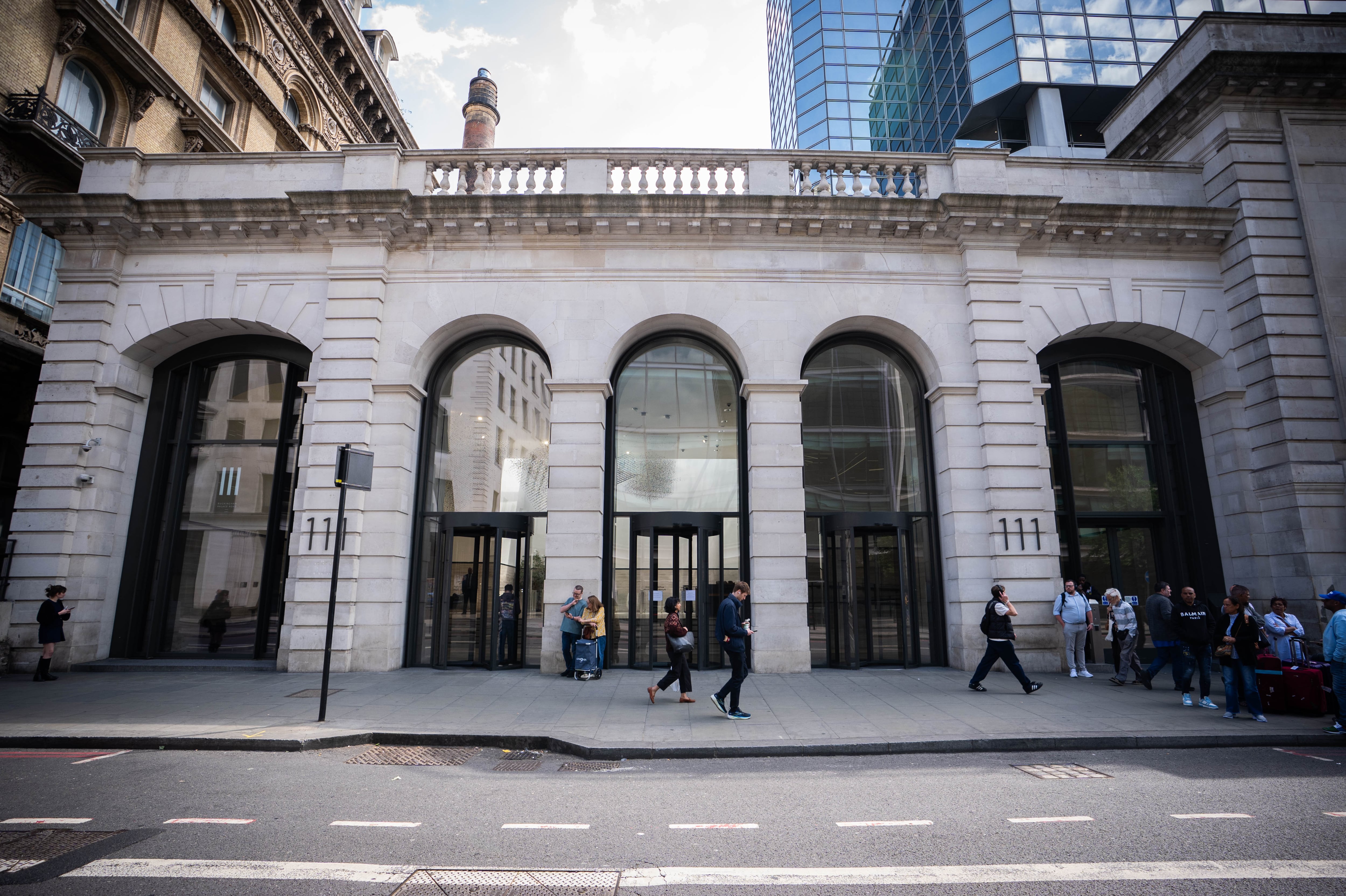 The Telegraph's offices in Victoria, central London. PA via Getty Images