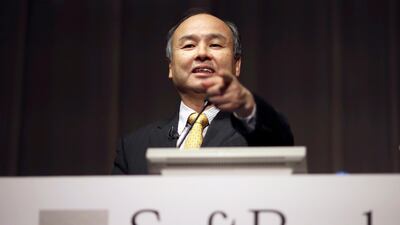 SoftBank founder and chief executive Masayoshi Son. The firm and Alibaba have bought stakes in Indian online retailer. Eugene Hoshiko/AP