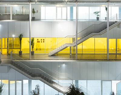 The 17,000-square-metre space includes galleries, studios and an audio-visual centre. Photo: Mohammed Alaskandrani / Art Jameel