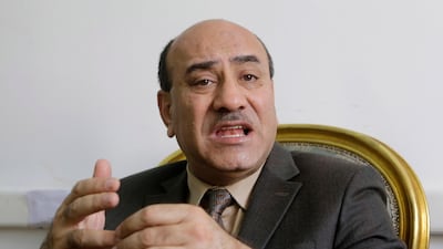 Hisham Genena, former head of Egypt's Central Auditing Authority, was attacked on January 27, 2018 while on his way to a court hearing of his challenge to his dismissal in 2016 by president Abdel Fattah El Sisi, his lawyer said. Amr Nabil / AP Photo