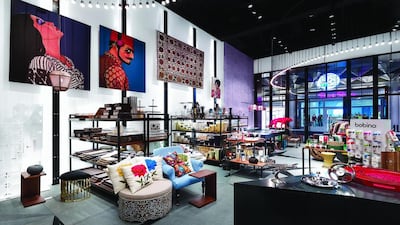 A selection of the imaginatively displayed items at Cities in Dubai. The store, which is the brainchild of Hazem Aljesr, is the second Cities outlet. The first was opened in Saudi Arabia in 2008. Courtesy Cities