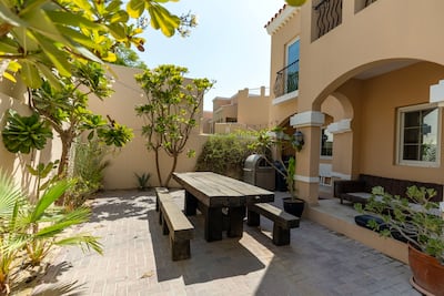 The garden area at Catherine McEvoy's home in Layan. Chris Whiteoak / The National